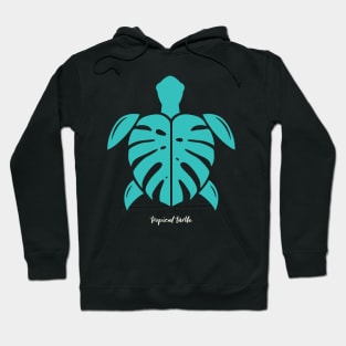 Turtles Reptiles Ocean Wave Testudines Sea Tropical Turtle Hoodie